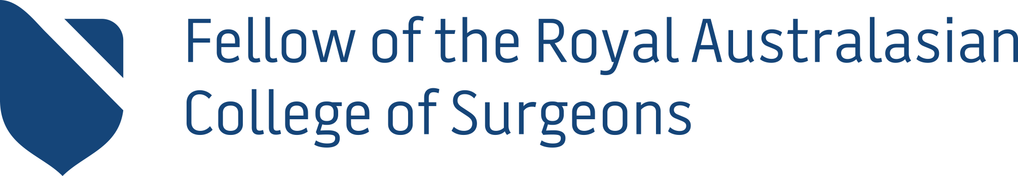 Fellow of the Royal Australasian College of Surgeons logo